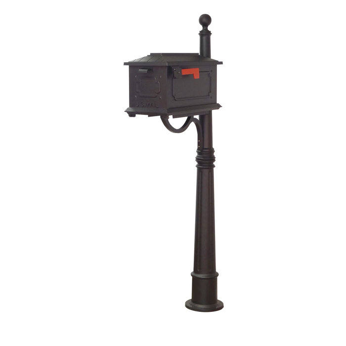 Kingston Post Mounted Mailbox with Post Included & Reviews Joss & Main
